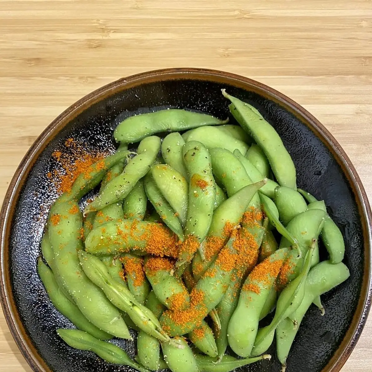 chili garlic edamame 香辣蒜香毛豆